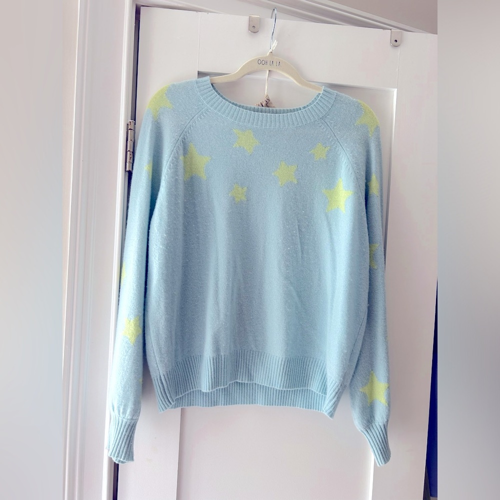 27 Miles Malibu | Blue and Green Cashmere Sweater